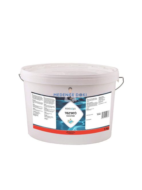 Pontaqua Tisztató vízkezelő szer élővízhez, kerti tóhoz 5 kg
